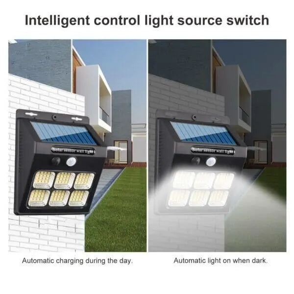 LED Motion Sensor Solar Wall Lamp