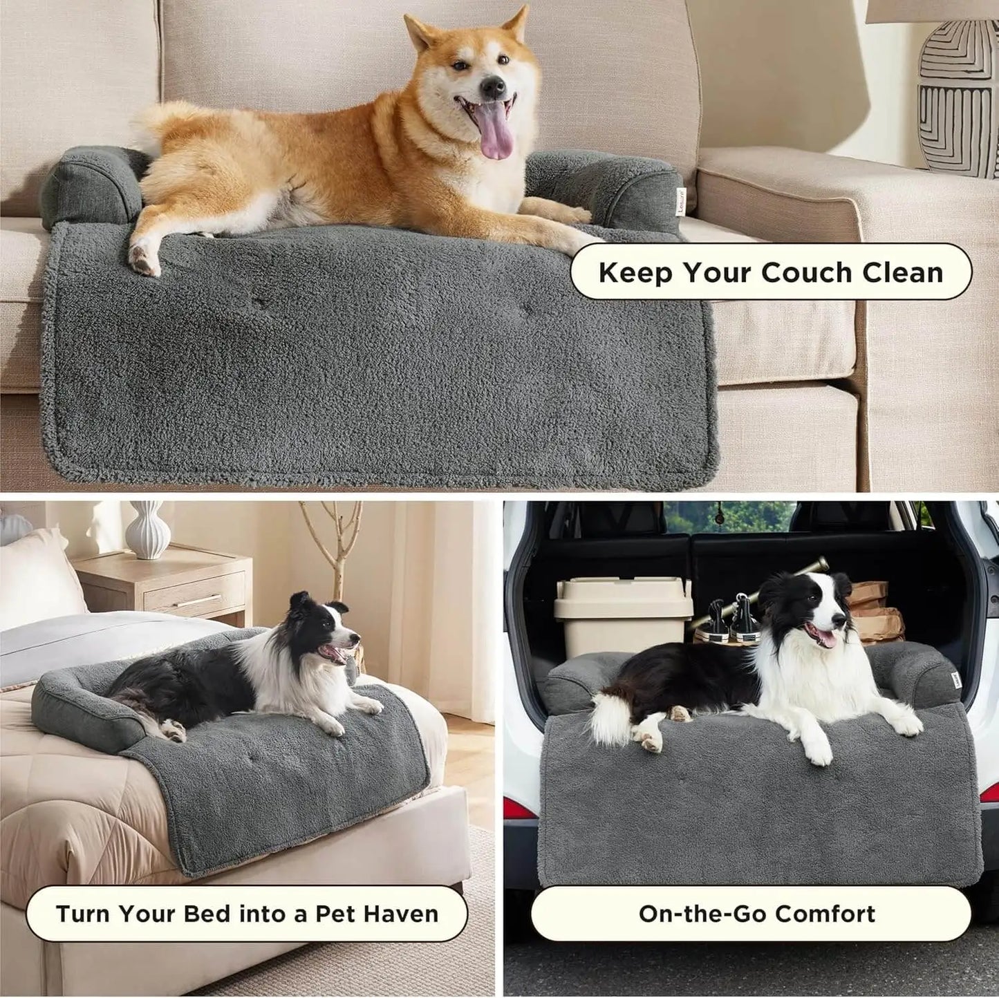 Portable Travel Pet Sofa - Removable Cover