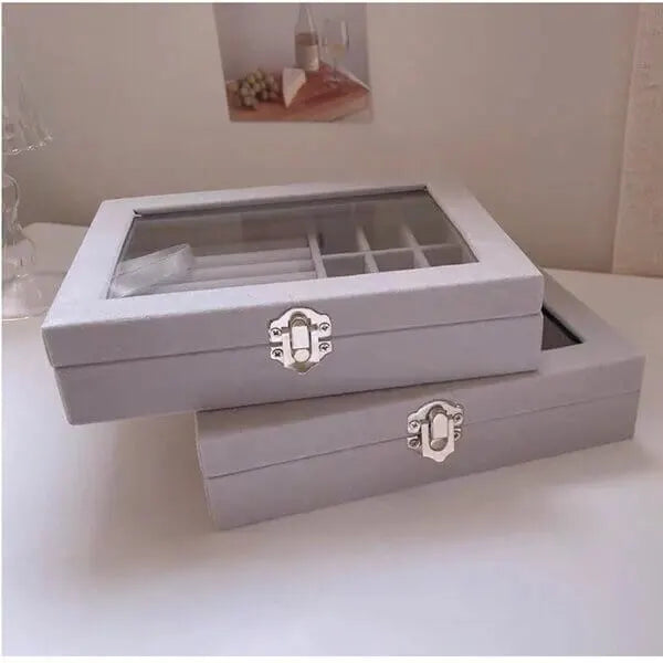 Multiple Compartments Jewelry Storage Box
