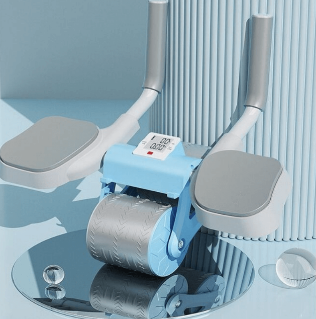 Abdominal Silence Ab Roller Exercise Wheel With Timing