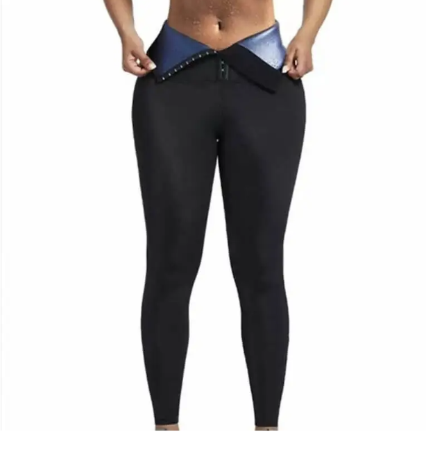 Tummy Sweat Pants High Waist Leggings