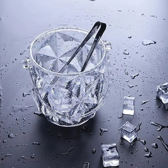 Transparent Crystal Ice Bucket