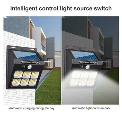 LED Motion Sensor Solar Wall Lamp