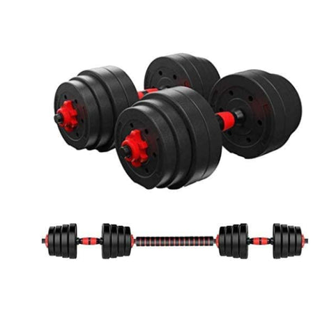 Indoor Gym Weightlifting Adjustable Barbell & Dumbbells