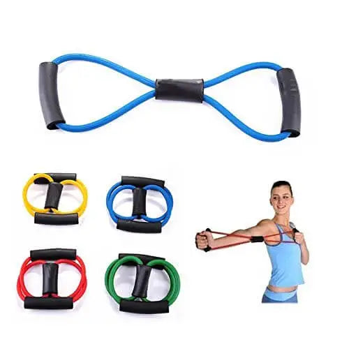 Elastic Fitness Resistance Rope - Blue
