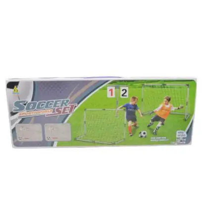 Kids Soccer Set with two Goal Posts and Scoreboard