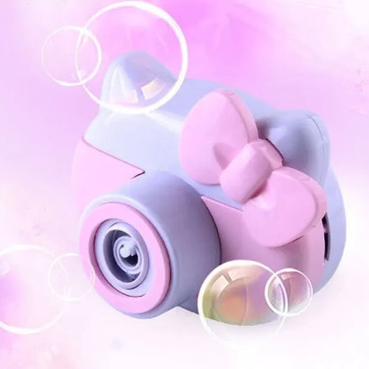 Kids Portable Bubble Making Camera (Blue or Pink)