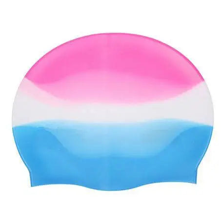 Multi-Coloured Silicone Swim Cap