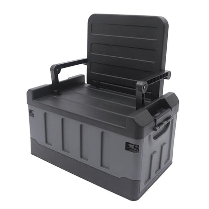 Multifunctional Portable Plastic Trunk Organizer and Seat
