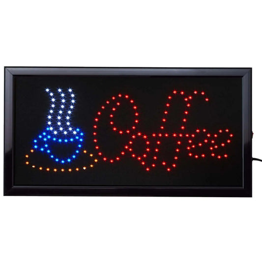 Neon Lights Led Animated Coffee Sign