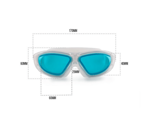Protective Film Swimming Goggles With Ear Plugs