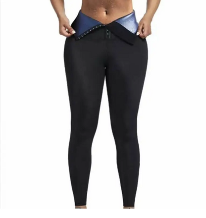 Tummy Sweat Pants High Waist Leggings