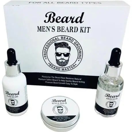 Set of 3 Men’s Beard Master Grooming Kit
