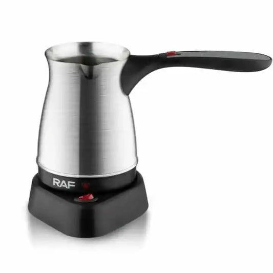 Stainless Steel Electric Coffee Pot With Collapsible Handle
